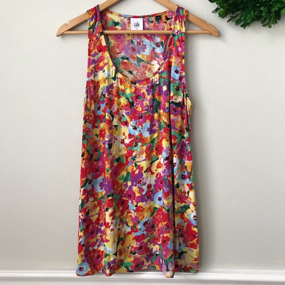 • Cabi • Floral Louisa Tank Sz S
